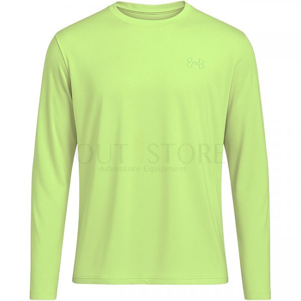 Under Armour Mens Fish Elite Long Sleeve - Sonic Yellow / White - M