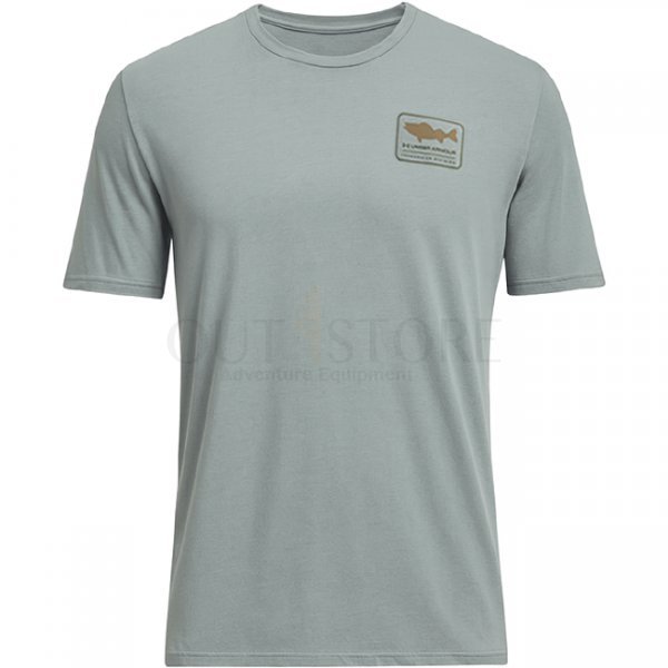 Under Armour Mens Walleye Short Sleeve - Silica Green / Coyote - 3XL