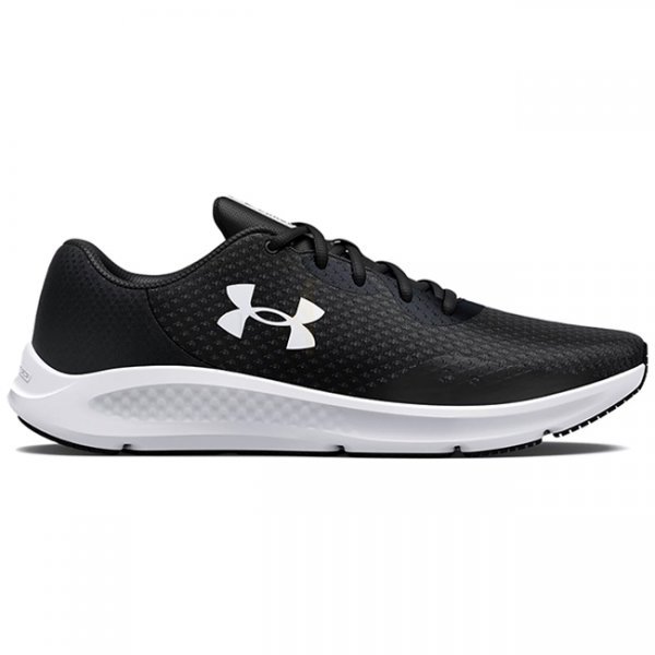 Under Armour Charged Pursuit 3 Running Shoes - Black / White - 12