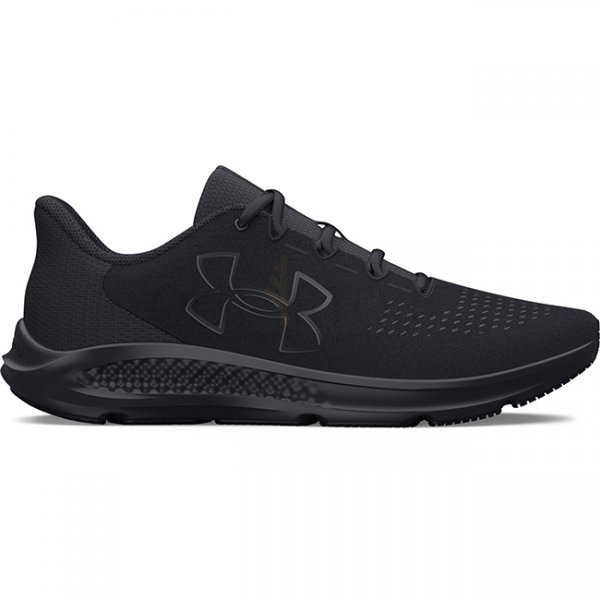 Under Armour Mens Charged Pursuit 3 Big Logo Running Shoes - Black - 11.5