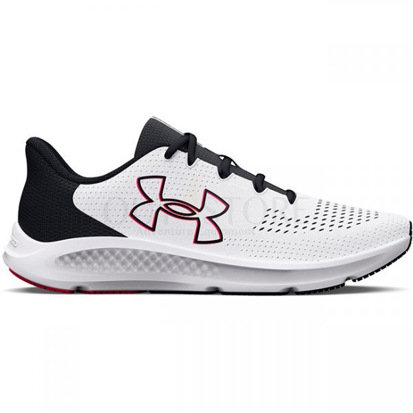 Under Armour Mens Charged Pursuit 3 Big Logo Running Shoes - White - 12.5