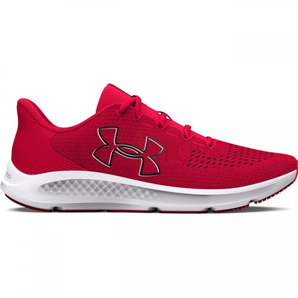 Under Armour Mens Charged Pursuit 3 Big Logo Running Shoes - Red - 7.5