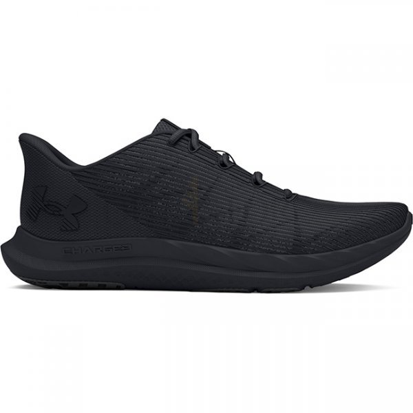 Under Armour Mens Charged Speed Swift Running Shoes - Black / Black / Black - 12