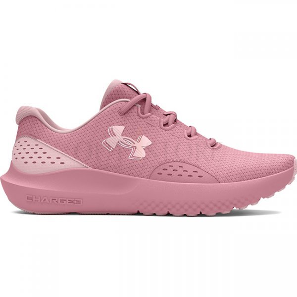 Under Armour Womens Charged Surge 4 Running Shoes - Pink - 5.5