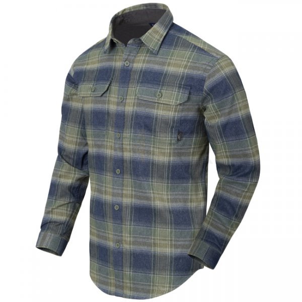 Helikon-Tex GreyMan Shirt - Blast Blue Plaid - S