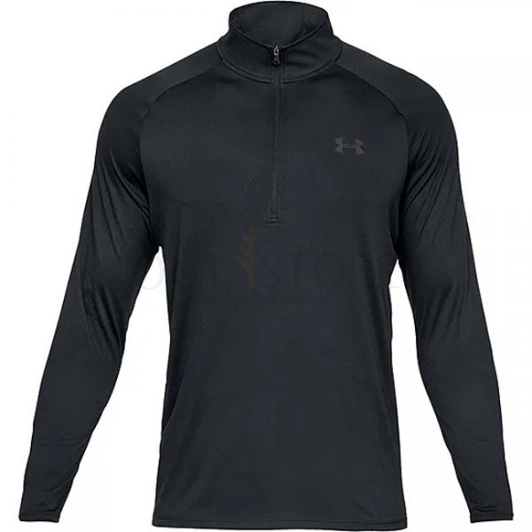 Under Armour Tech 1/2 Zip Long Sleeve - Black - XL