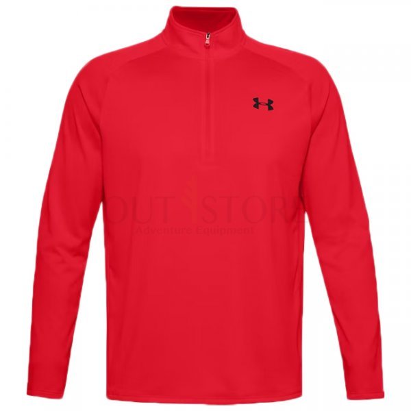 Under Armour Tech 1/2 Zip Long Sleeve - Red - 3XL