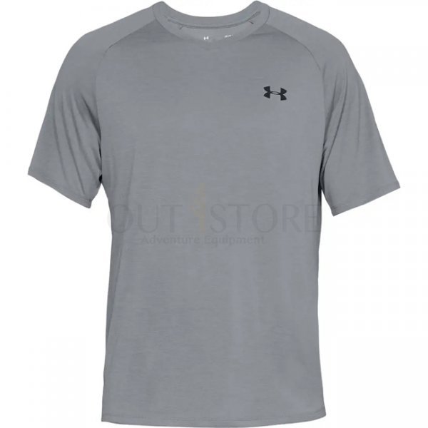 Under Armour Tech V-Neck Short Sleeve - Grey - 4XL - Regular