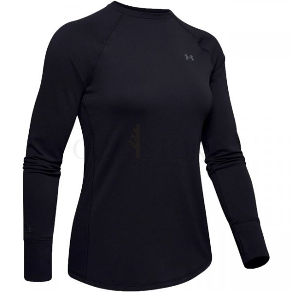 Under Armour Womens ColdGear Base 2.0 Crew - Black - XL