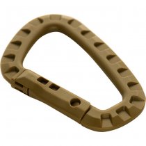 Pitchfork Plastic Carabiner - Coyote