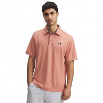 Under Armour Tech Polo - Canyon Pink / Pitch Grey - L