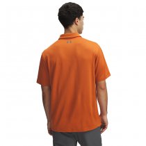 Under Armour Tech Polo - Burnished Orange / Pitch Grey - 3XL