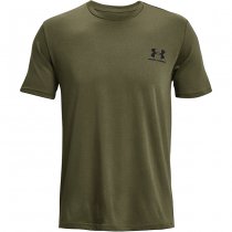 Under Armour Sportstyle Left Chest Short Sleeve Shirt - Marine OD Green - 3XL