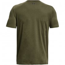 Under Armour Sportstyle Left Chest Short Sleeve Shirt - Marine OD Green - S