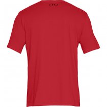 Under Armour Sportstyle Left Chest Short Sleeve Shirt - Red - XL