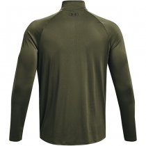 Under Armour Mens Tech 1/2 Zip Long Sleeve - Olive - XL