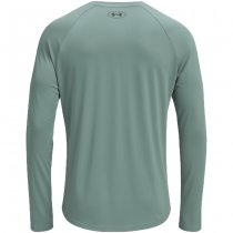 Under Armour Mens Tech 2.0 Long Sleeve - Silica Green / Black - L