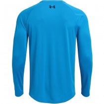 Under Armour Mens Tech 2.0 Long Sleeve - Ether Blue / Black - L