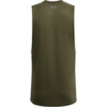 Under Armour Mens Sportstyle Left Chest Cut-Off Tank - Marine OD Green - M