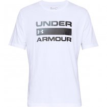 Under Armour Mens Team Issue Wordmark Short Sleeve - White - M