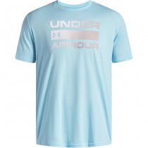 Under Armour Mens Team Issue Wordmark Short Sleeve - Stream / White - 2XL