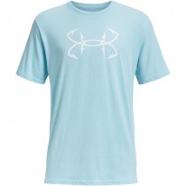 Under Armour Fish Hook Logo T-Shirt - Stream / White - S