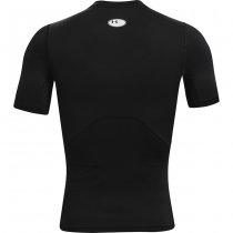 Under Armour Mens HeatGear Compression Short Sleeve - Black - 3XL