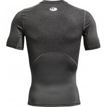 Under Armour Mens HeatGear Compression Short Sleeve - Carbon Heather - M