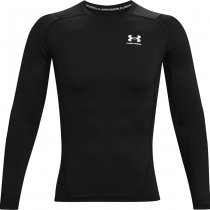 Under Armour Mens HeatGear Compression Long Sleeve - Black - S
