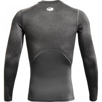 Under Armour Mens HeatGear Compression Long Sleeve - Carbon Heather - XL