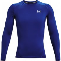 Under Armour Mens HeatGear Compression Long Sleeve - Royal - L