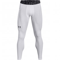 Under Armour Mens HeatGear Compression Leggings - White - M