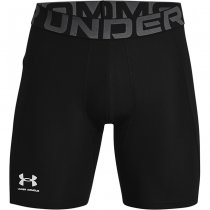 Under Armour Mens HeatGear Compression Shorts - Black - 3XL