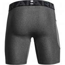 Under Armour Mens HeatGear Compression Shorts - Carbon Heather - 3XL