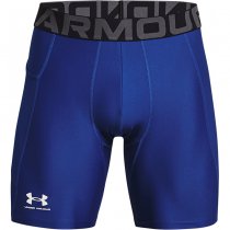 Under Armour Mens HeatGear Compression Shorts - Royal - S