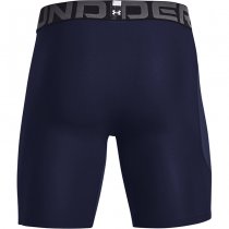 Under Armour Mens HeatGear Compression Shorts - Navy Blue - XL