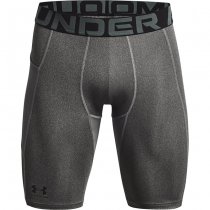 Under Armour Mens HeatGear Pocket Long Shorts - Carbon Heather - L