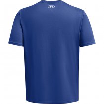 Under Armour Mens ABC Camo Boxed Logo Short Sleeve - Blue - XL