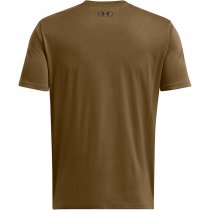 Under Armour Mens ABC Camo Boxed Logo Short Sleeve - Coyote - L