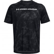 Under Armour Mens Tech ABC Camo Short Sleeve - Black - 3XL