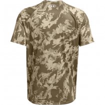 Under Armour Mens Tech ABC Camo Short Sleeve - Khaki Base - L