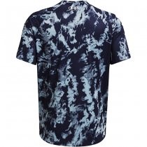 Under Armour Mens Tech ABC Camo Short Sleeve - Navy Blue / White - XL