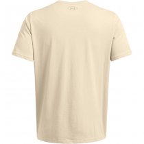 Under Armour Mens Stacked Logo Fill T-Shirt - Khaki Base / Timberwolf Taupe - S