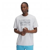 Under Armour Mens Stacked Logo Fill T-Shirt - Halo Grey / Steel - L