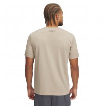 Under Armour Mens Stacked Logo Fill T-Shirt - City Khaki / Black - XL