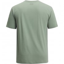 Under Armour Mens Stacked Logo Fill T-Shirt - Silica Green / Olive - S