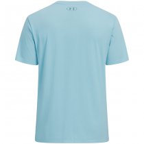Under Armour Mens Stacked Logo Fill T-Shirt - Stream / Ether Blue - L