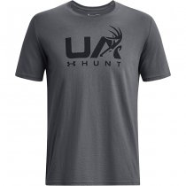 Under Armour Mens Antler Hunt Logo T-Shirt - Pitch Grey - S