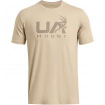 Under Armour Mens Antler Hunt Logo T-Shirt - Khaki - M