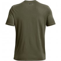 Under Armour Mens Antler Logo T-Shirt - Marine OD Green - L